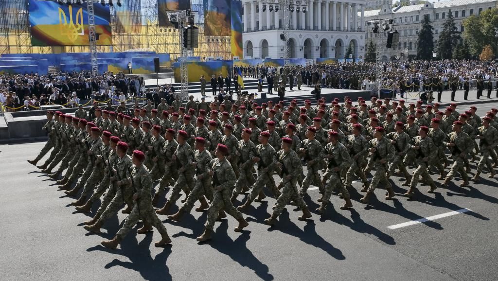 Парад на Майдане Независимости в прошлом году. Фото: 112 Украина