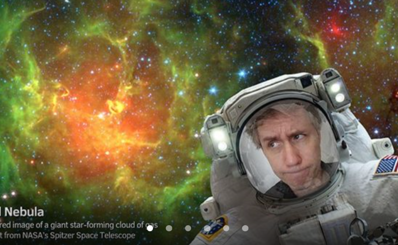 З допомогою програми можна створювати унікальні селфи в космосі. Фото NASA