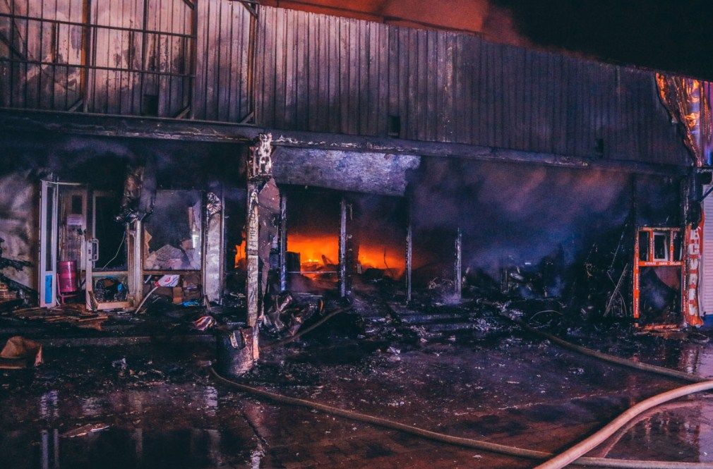 На Оболони произошел пожар на 