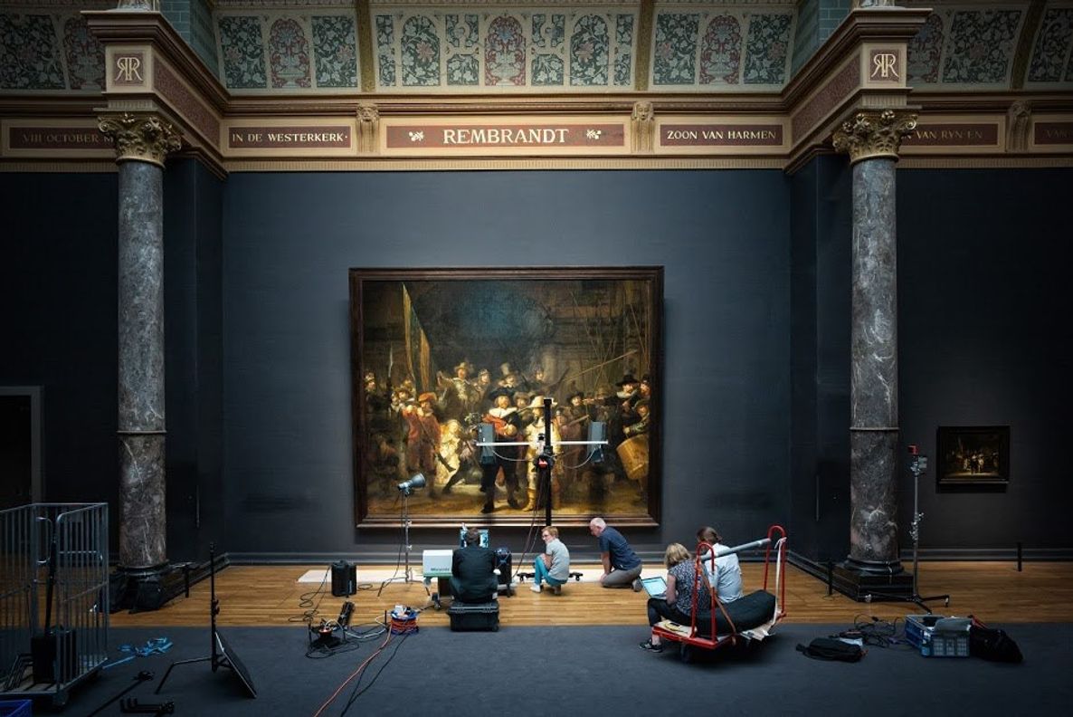 Реставрация картины. Фото: rijksmuseum.nl