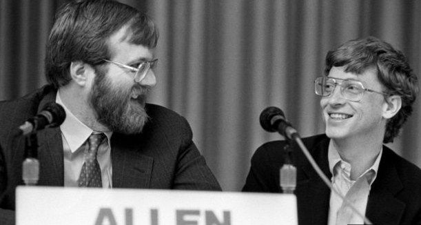 Пол Аллен и Билл Гейтс в 1987 году. Фото:BBC