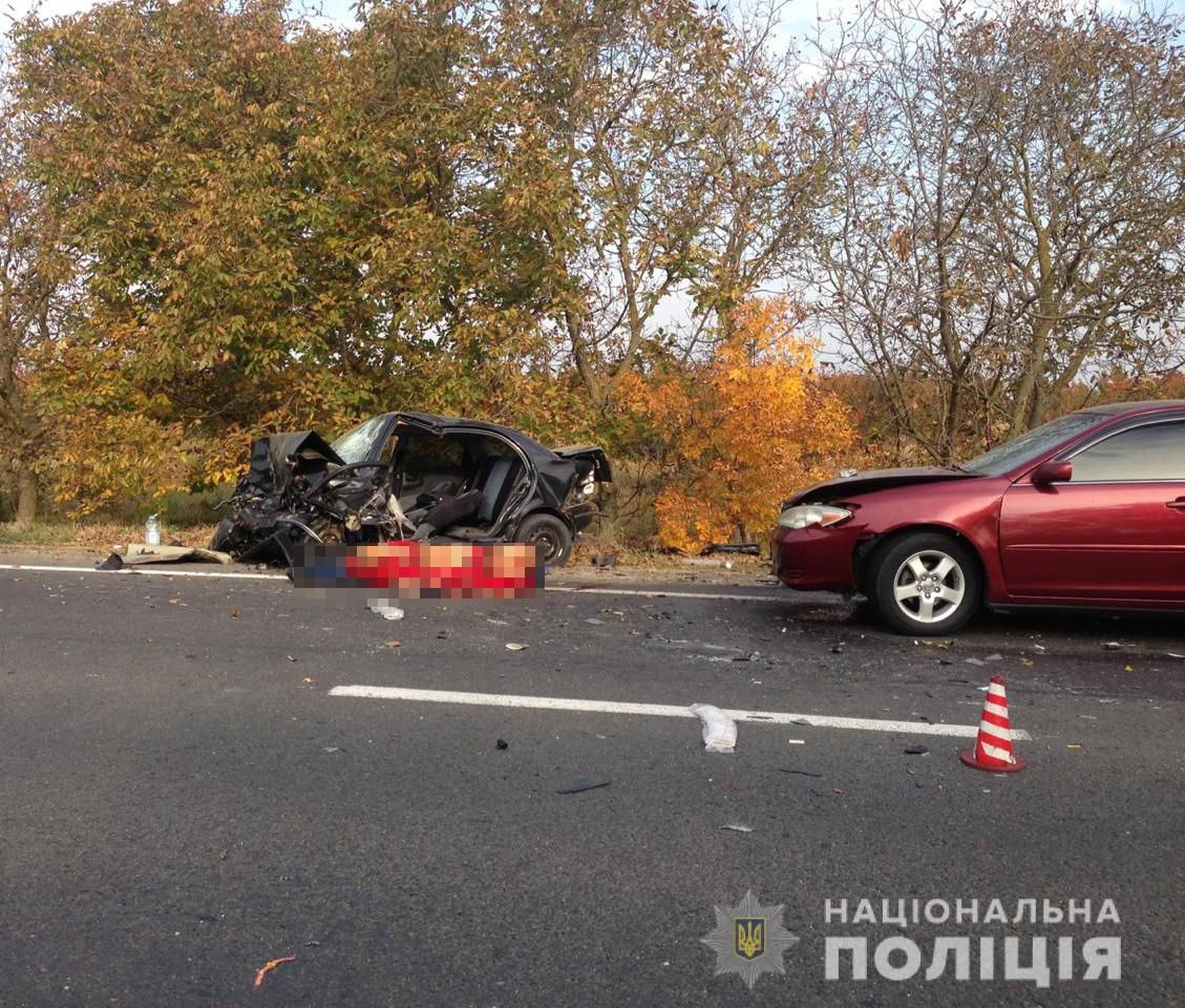 Смертельное ДТП с участием 5 авто. Фото: Нацполиция
