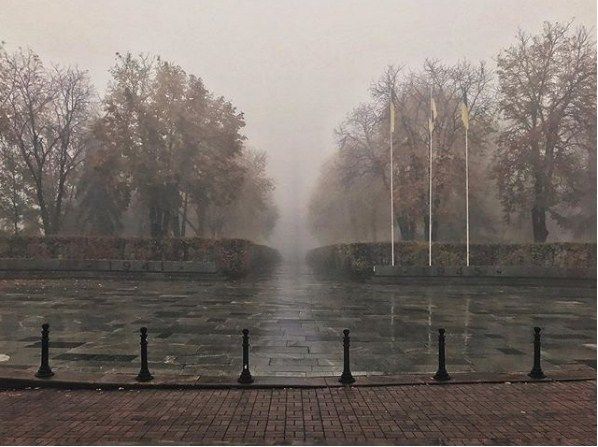 Туман в Киеве. Фото: stereo_cat/Instagram