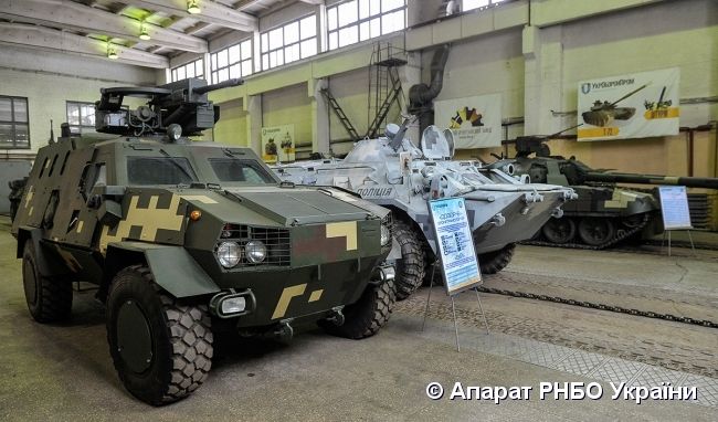 Армия и Нацгвардия получили 70 единиц вооружения и техники. Фото: СНБО