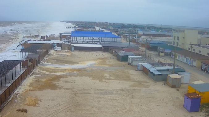 У Кирилівці розігрався сильний шторм. Фото: mv.org.ua