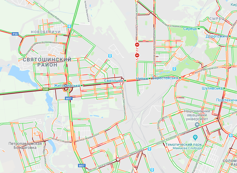 Скриншот Google Maps