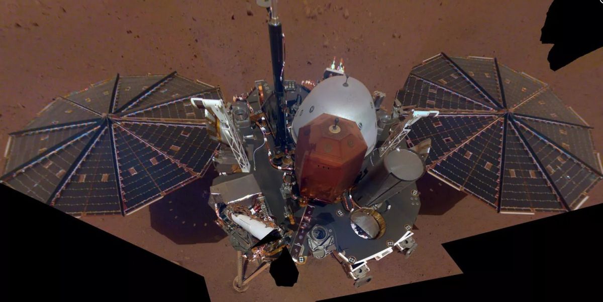 Полученное изображение необходимо NASA для того, чтобы детально проверить состояние InSight после приземления на Марс. Фото: www.cnet.com