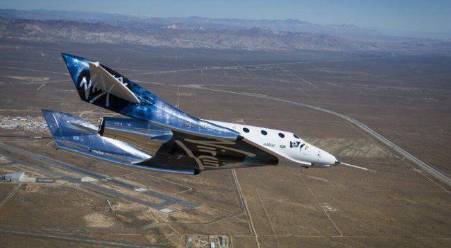 SpaceShipTwo подолав космічну кордон. Фото: SpaceNews