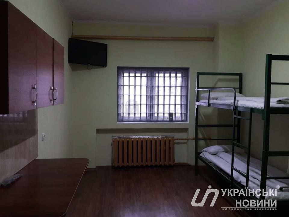 Камеры в отремонтированном корпусе Лукьяновского СИЗО 21.12.2018