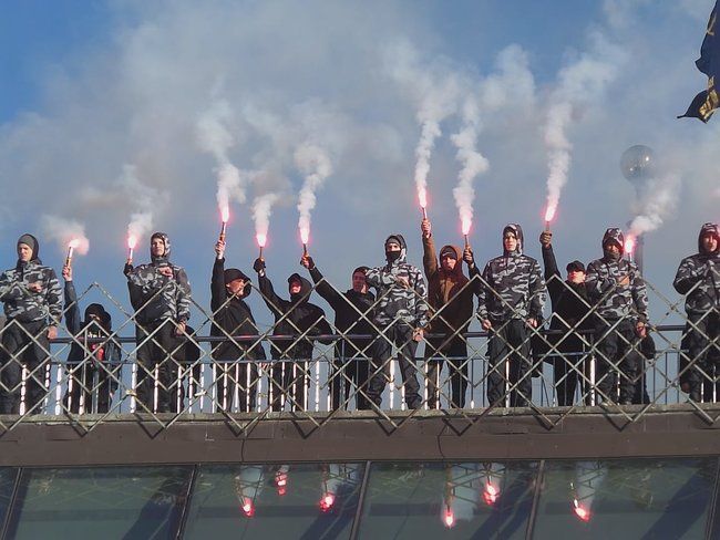 В центре Киева прошла акция протеста. Фото: 