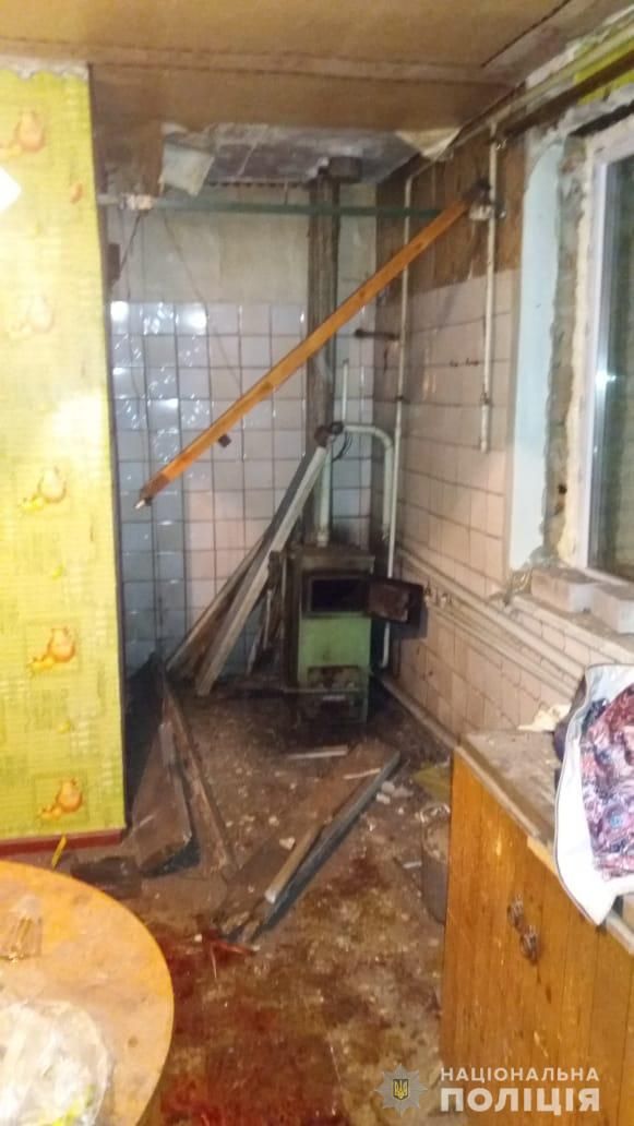 Место взрыва гранаты.