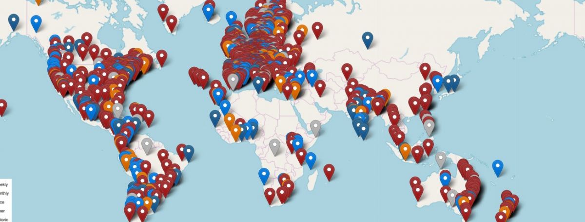 В мире пройдет самая масштабная климатическая забастовка. Карта: fridaysforfuture.оrg