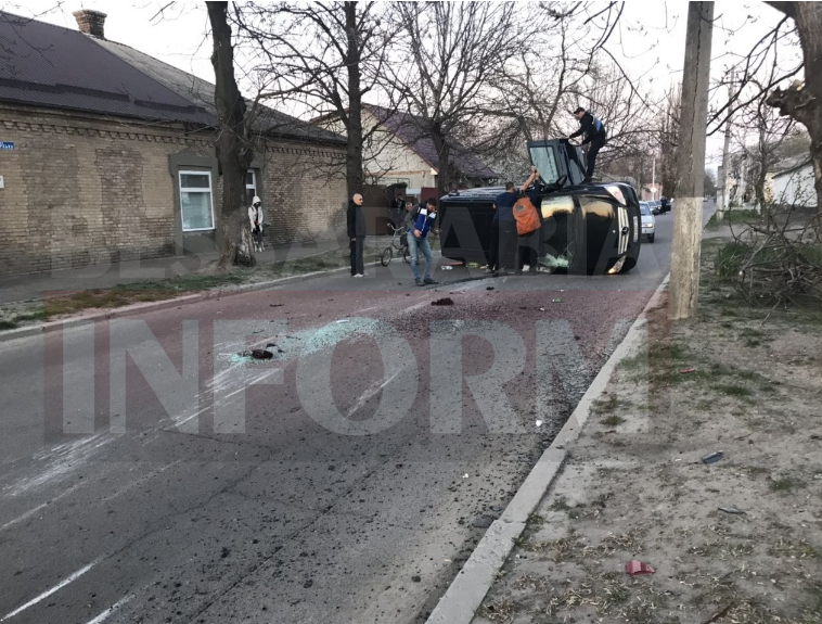 ДТП с маршруткой в Измаиле. Фото: bessarabiainform.com