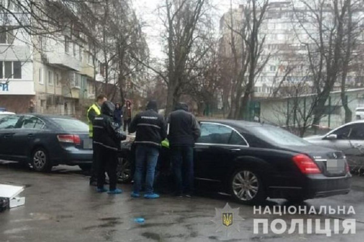 Місце вбивства ювеліра Кисельова. Фото: прес-служба Національної поліції