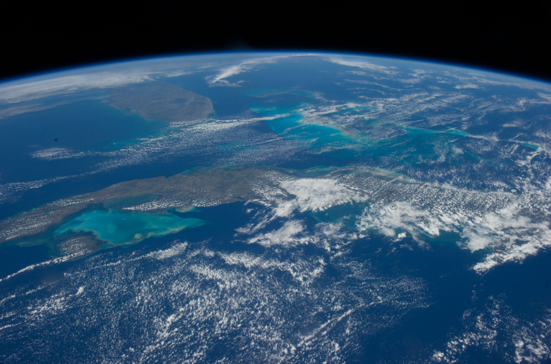 Земля. Фото: twitter/Space_Station