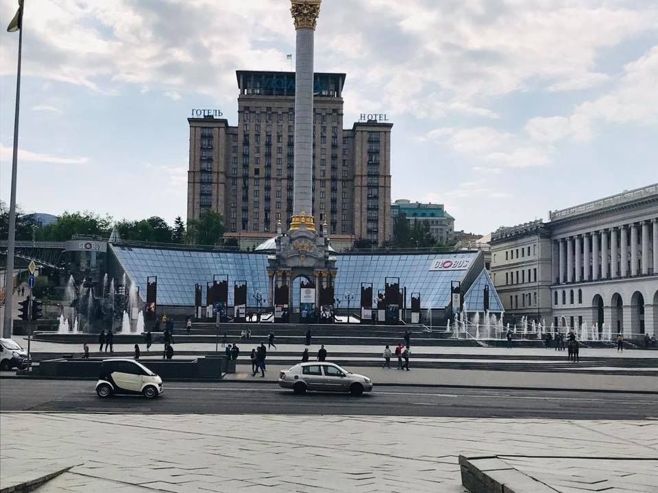 Фонтаны на Майдане. Фото: Петр Пантелеев/Facebook