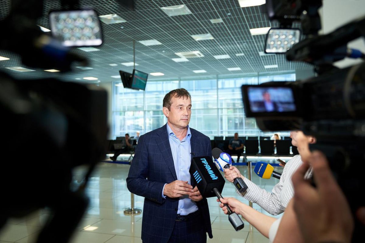 Відкриття терміналу А аеропорту ім. Сікорського. Прес-служба.