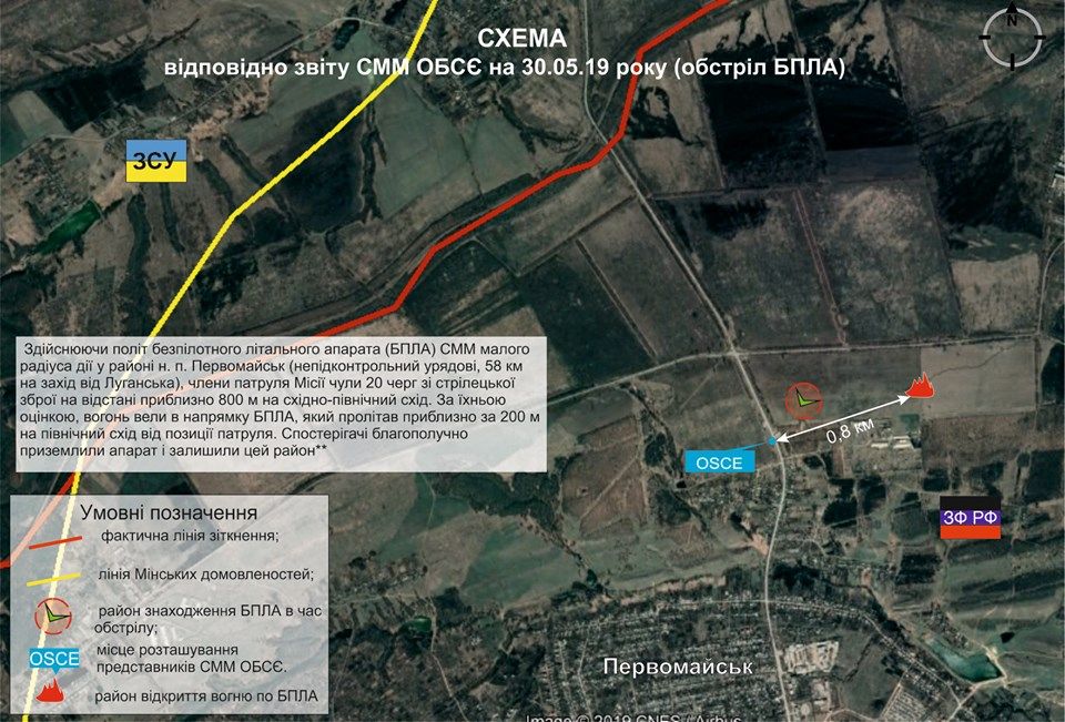 Обстрел Сентяновки. Фото: facebook.com/pressjfo.news