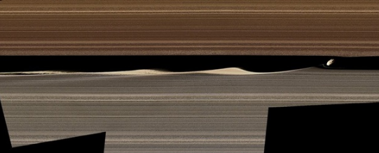 Кольца Сатурна изнутри. Фото: NASA/JPL-Caltech/Space Science Institute 
