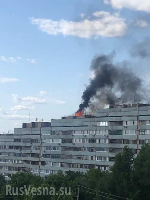 Взрыв в Луганске.