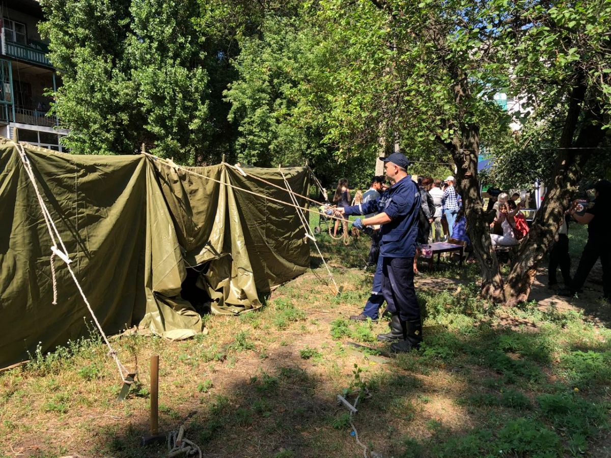 Разрушение жилого дома в Лисичанске. Фото: МВД Украины