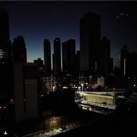 Блэкаут в Нью-Йорке.Фото: instagram /7hyosis