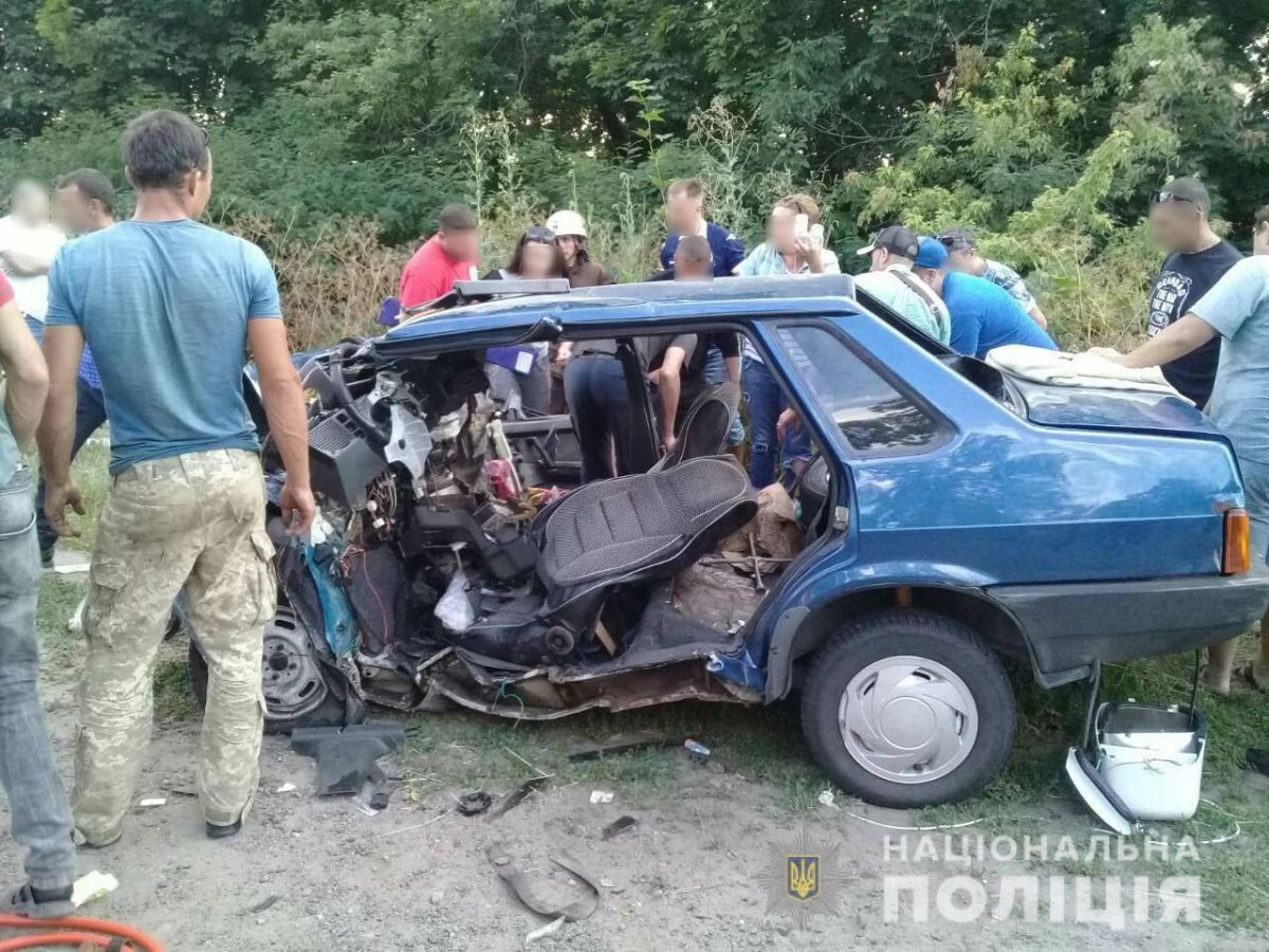 Место смертельной аварии.