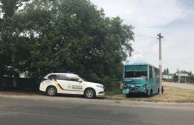 ДТП в Херсоне. Фото: hr.npu.gov.ua