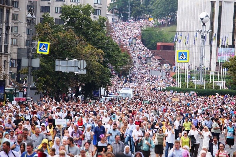 Крестный ход в 2018 году. Фото: пресс-служба 