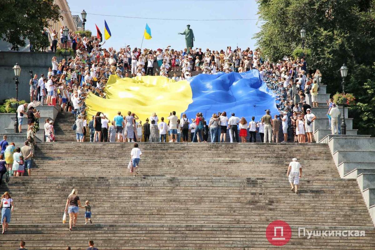 28-метровий прапор в Одесі.