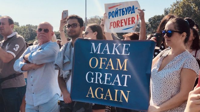 Из-за отставки Александра Ройтбурда одесситы вышли на митинги. Фото:BBC News Украина