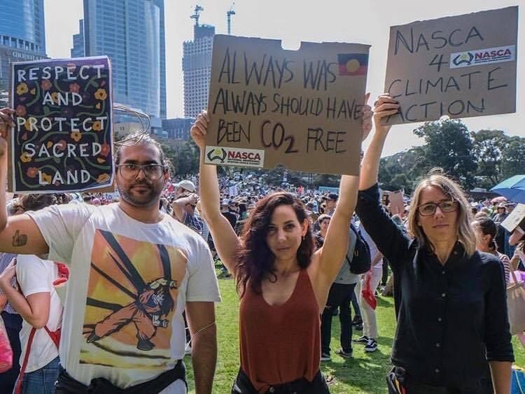 Акции протеста в Сиднее. Фото:instagram @nascamob