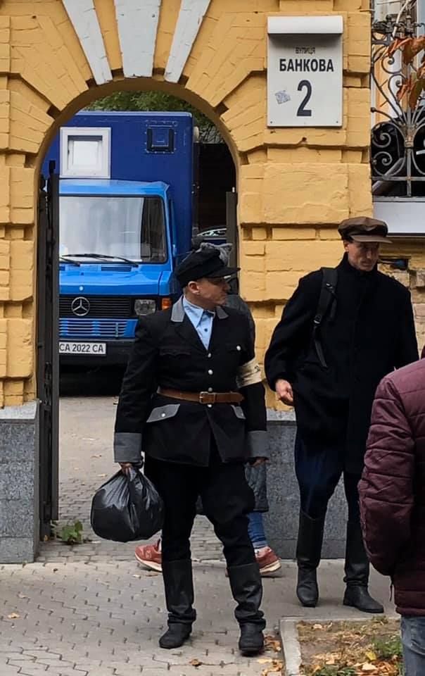 Киносьемки в Киеве. Фото: Facebook/Оксана Богданова