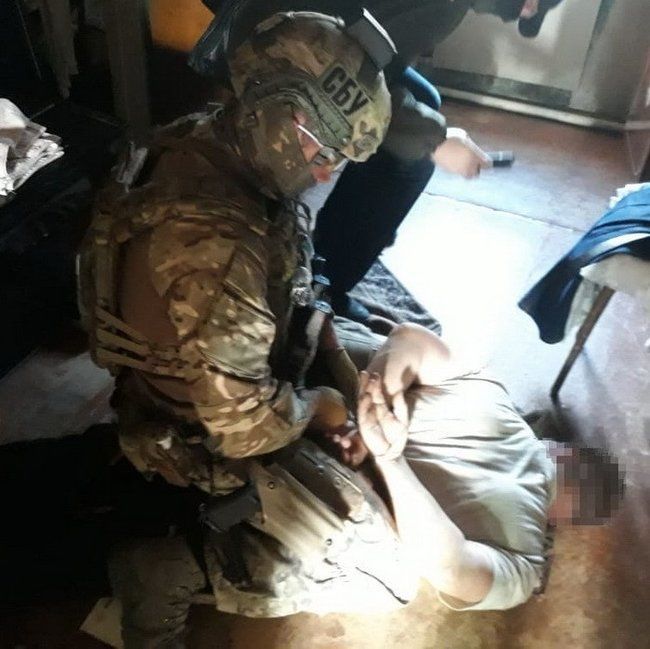 Задержание боевика ДНР в Дружковке. Фото: пресс-центр СБУ