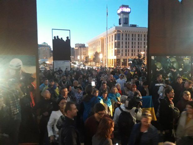 Протести в Києві. Фото: Андрій Костюк/