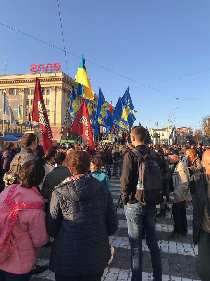 Протести в Харкові. Фото: Харків NOW/Facebook