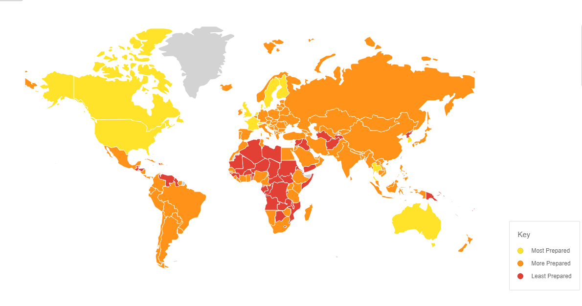 Україна в світовому рейтингу. Інфографіка: GHS