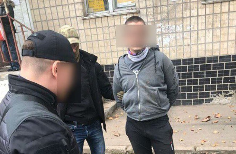 В Одессе иностранец делал 