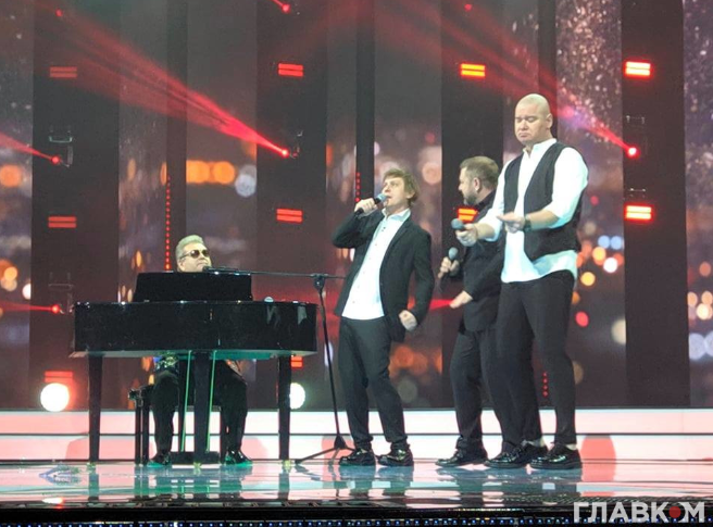 Кошевой и Казанин на концерте Поплавского