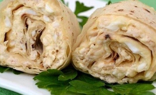 Закуска из лаваша. Фото: vkuso.ru