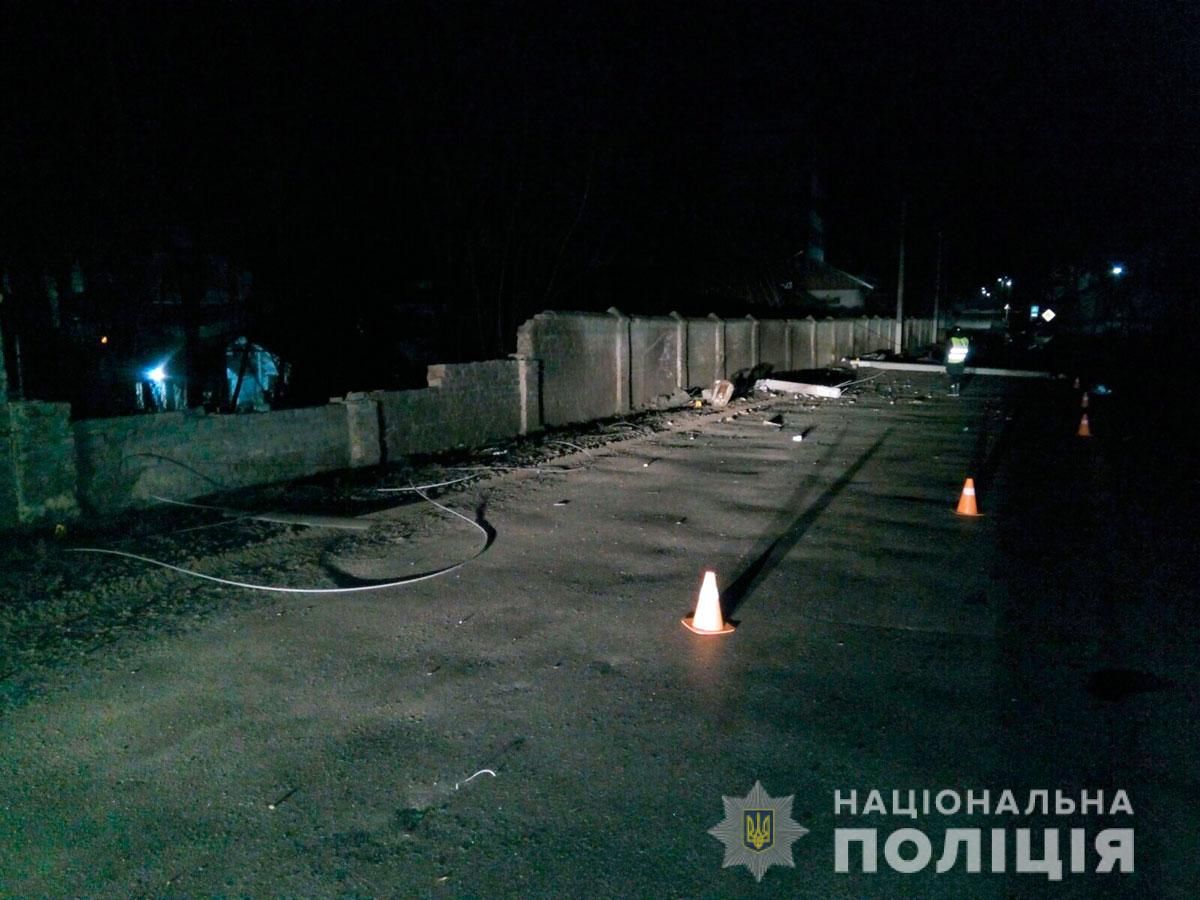 ДТП под Полтавой. Фото: Нацполиция