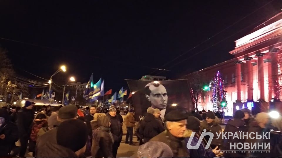 Смолоскипна хода в Києві. 