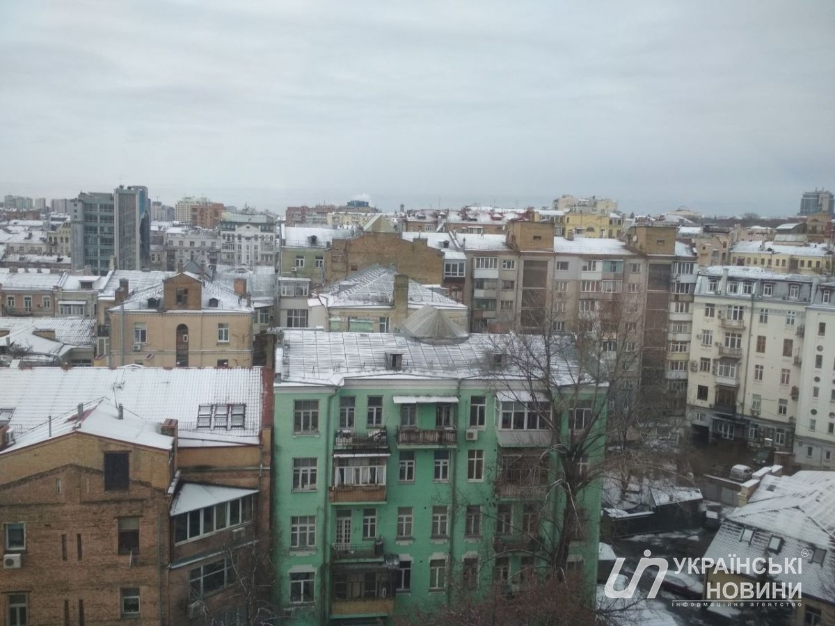 Снег в Киеве 5 февраля