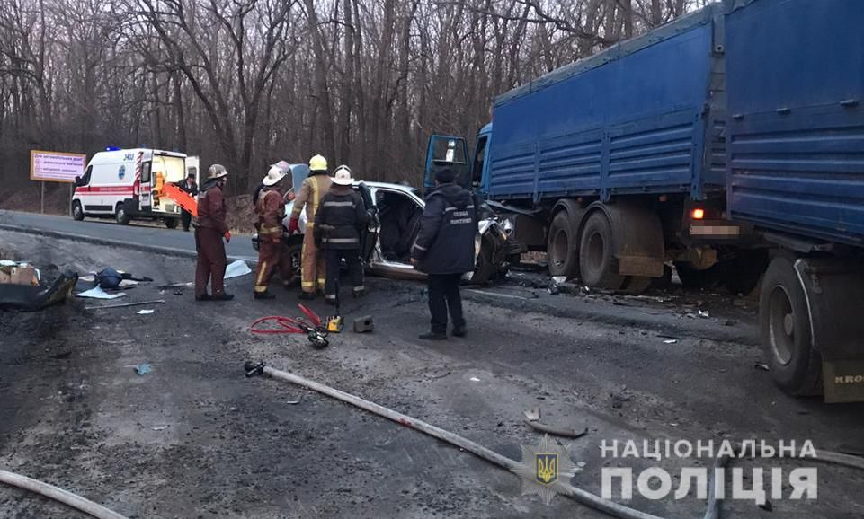 ДТП в Харьковской области. Фото: Поліція Харківської області