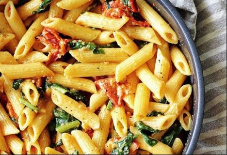 Спагетти с помидорами. Фото: iamcooking.ru