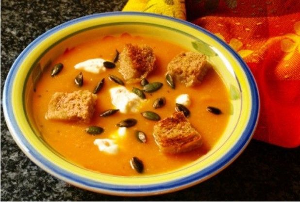 Тыквенный суп-пюре. Фото: iamcooking.ru