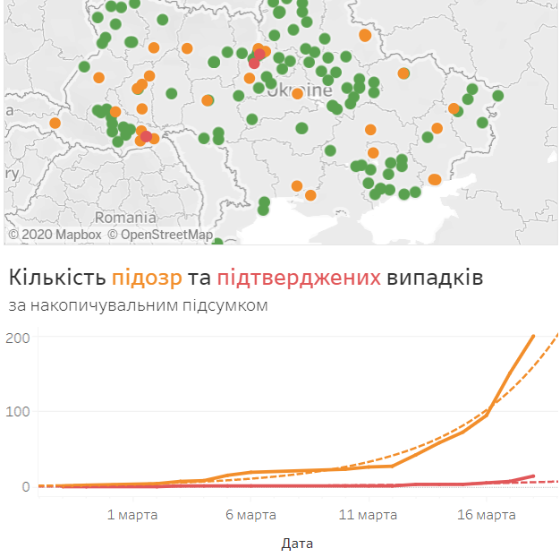 Карта коронавируса