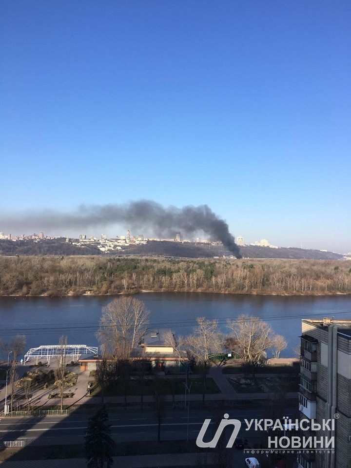 Пожар в Киеве