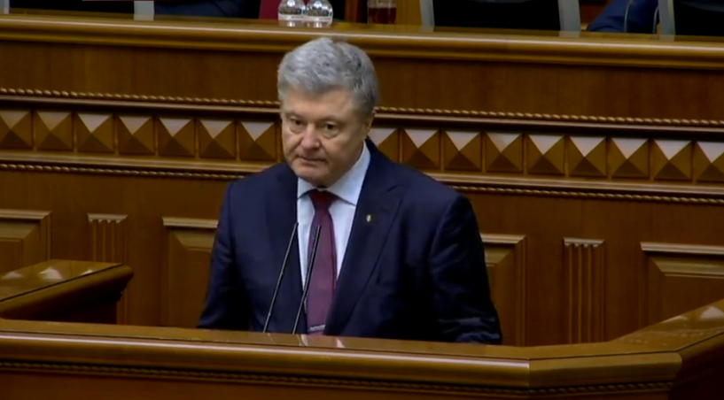 Петр Порошенко без маски