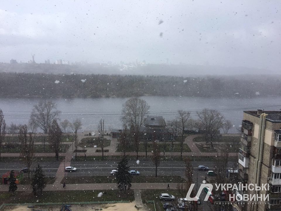 Снег в Киеве